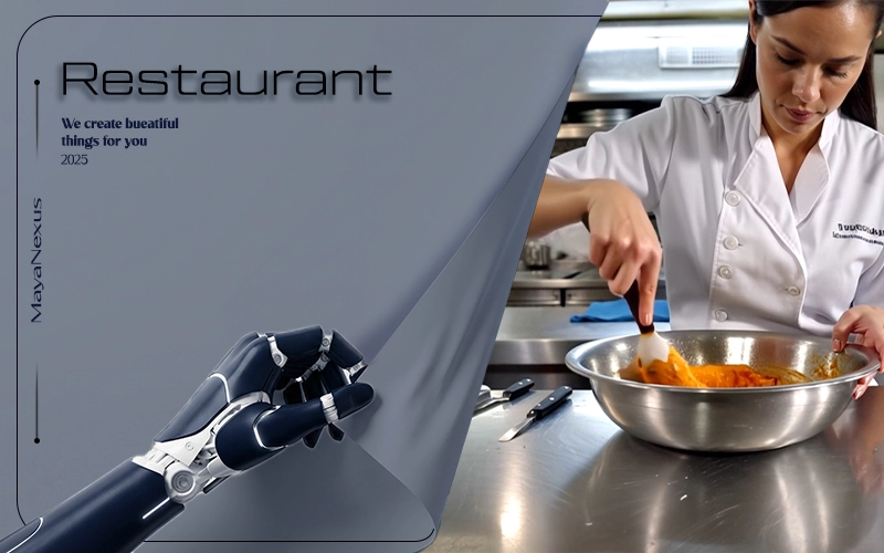 Restaurant Marketing video created with AI