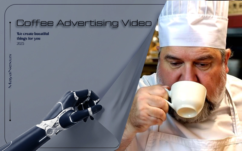coffee advertising video with AI
