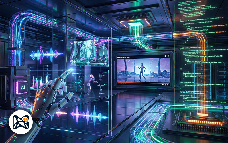 How order AI music video form MayaNexus?